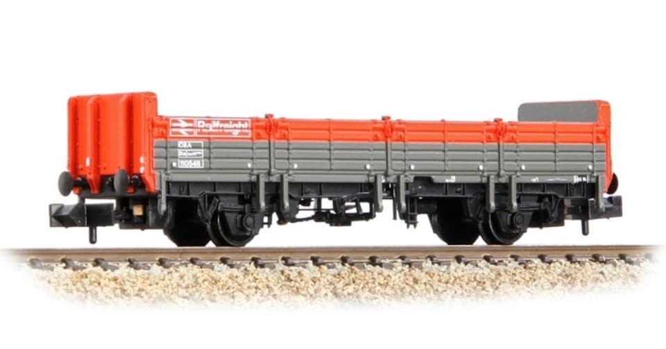 Graham Farish OBA Open Wagon Low Ends BR Railfreight Red/Grey 110548