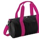 image 2 of Bagbase Mini Barrel Shoulder Bag (Pack of 2) - Black/Fuchia - One Size | Black