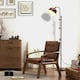image 6 of COSTWAY Industrial Floor Lamp Metal Free-standing Light Bronze