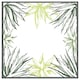 image 3 of Green leaf border (Picture Frame) Black | XS