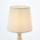 image 4 of White Linen Clip On Shade N/A