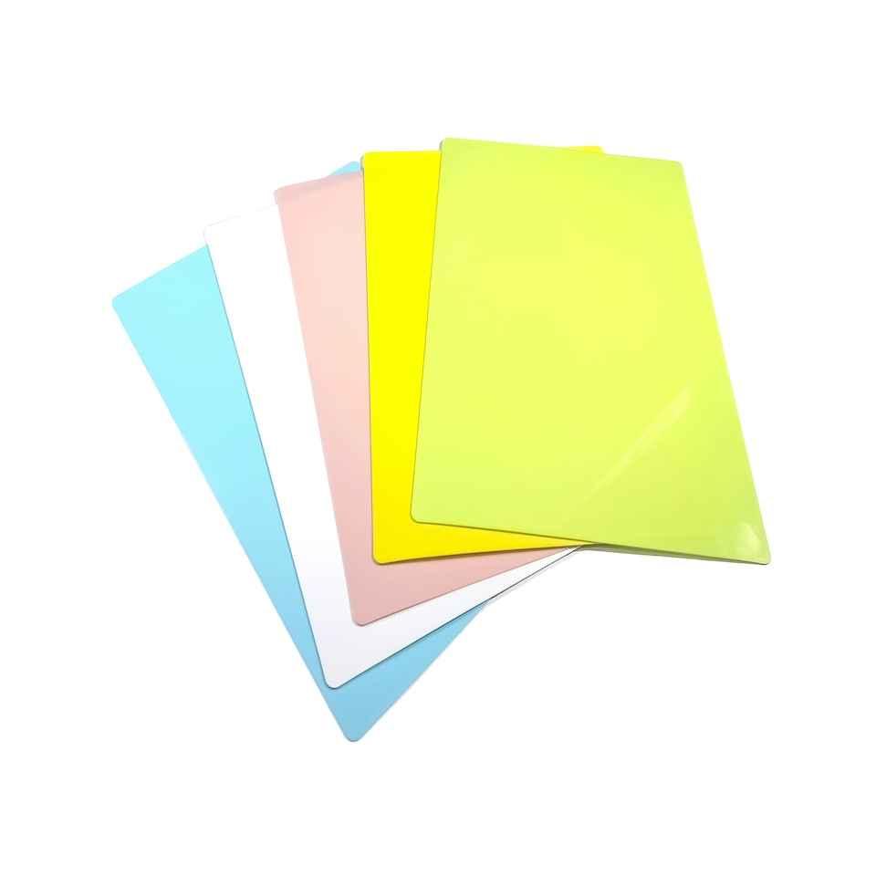 image 1 of Pack of 12 Pink Coloured A3 Whiteboards