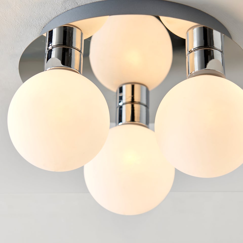 image 1 of Tago 3 Light Semi Flush Ceiling Light