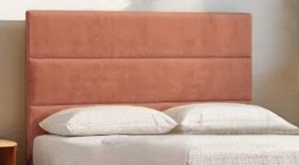 image 1 of York Plush Bed With Mattress, 2 Drawers Same Side & Headboard