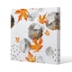 image 1 of Maple Leaves & Marbled Circles (Canvas Print) 127 x 127 x 4cm