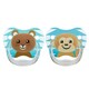 image 2 of Dr Brown's PreVent Soother Stage 2 Twin Pack Pink