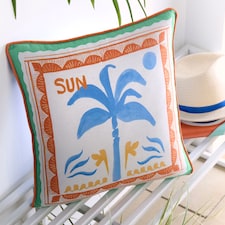 Fusion Soleil Palm Outdoor Cushion Cover Multi