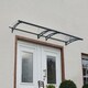 image 2 of Patio Cover Aquila Door Awning Canopy 3000 Clear - Acrylic - L302 x W91.5 x H17.5 cm - Grey Grey