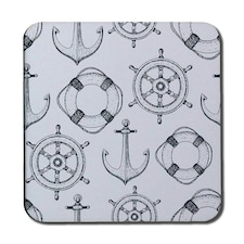 Anchor & Wheel (Coaster)