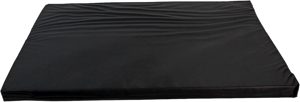 image 1 of Actiaspet Heavy Duty Waterproof Dog Crate Bed with Hard Wearing 1000D Polyester Faux Leather Outer (Black, XX Large)