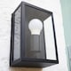 image 2 of ValueLights Tideswell Black Outdoor Wall Light