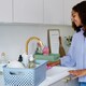 image 7 of SmartStore Essence Slim Sea Salt Storage Tray Basket 1.3L, 3 Pack Blue