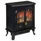 image 1 of HOMCOM Free standing Electric Fireplace Stove W/ LED Fire Flame Effect Black