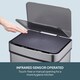 image 5 of Cooks Professional Recycling Sensor Bin 75L with Dual Compartments & Food Caddy | Silver | Silver