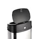 image 2 of Dihl 50L Onyx Black with Black Lid Stainless Steel Auto Touchless Hands-free Sensor Kitchen Waste Dust Bin Automatic Motor