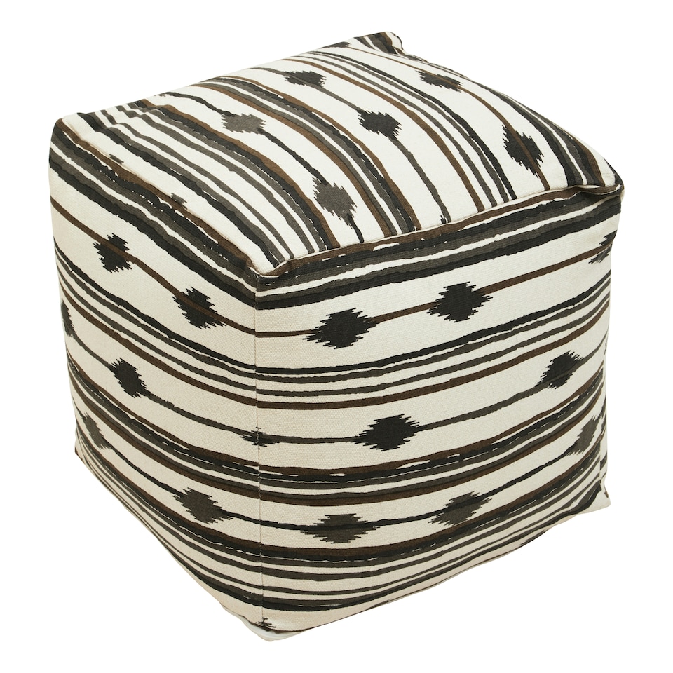 image 1 of Interiors by Premier Cefena Square Pouffe Multi