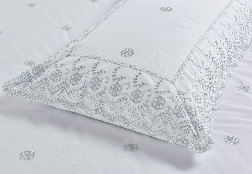 image 1 of Arielle White Bedspread Set | White