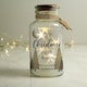 image 3 of Personalised Christmas Tree LED Glass Jar