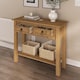 image 3 of Corona Console Table 2 Drawer Mexican Solid Pine Hall End