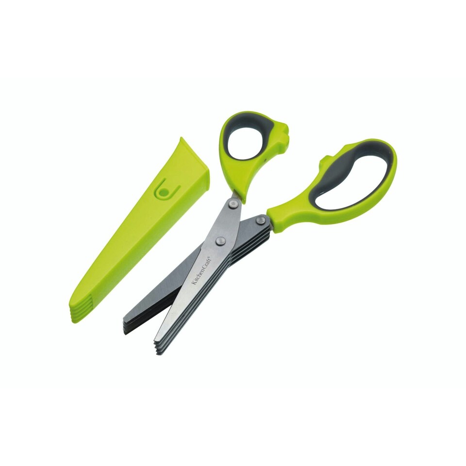 image 1 of KitchenCraft Herb Scissors Green 19cm