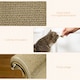 image 4 of PawHut Cat Scratching Pad, Indoor Corrugated Cardboard with Catnip, Brown