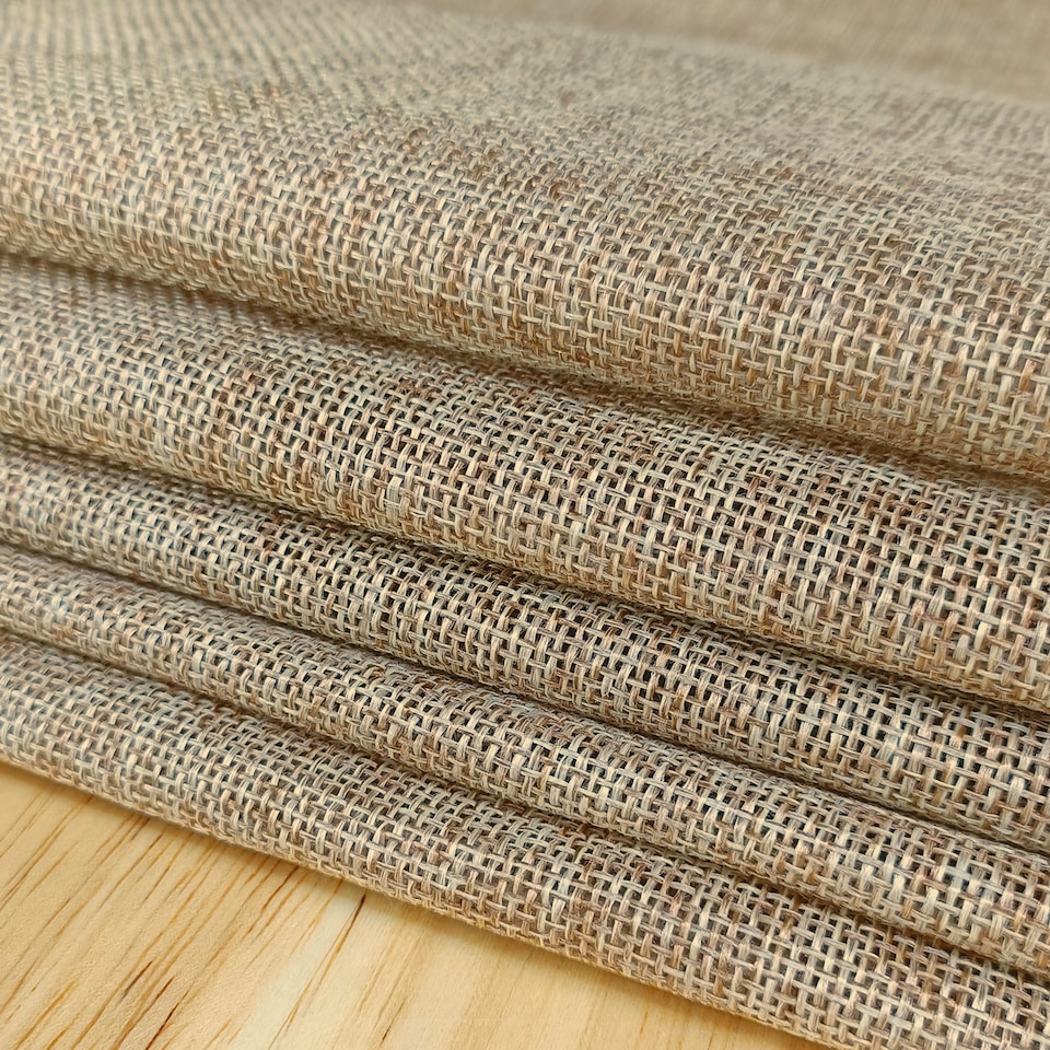 image 1 of 7" x 108" Hessian Chair Sashes, Rustic Burlap Table Runner Sash - 10pcs
