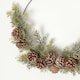 image 2 of Homescapes Pinecone & Green Fir Wire Christmas Wreath