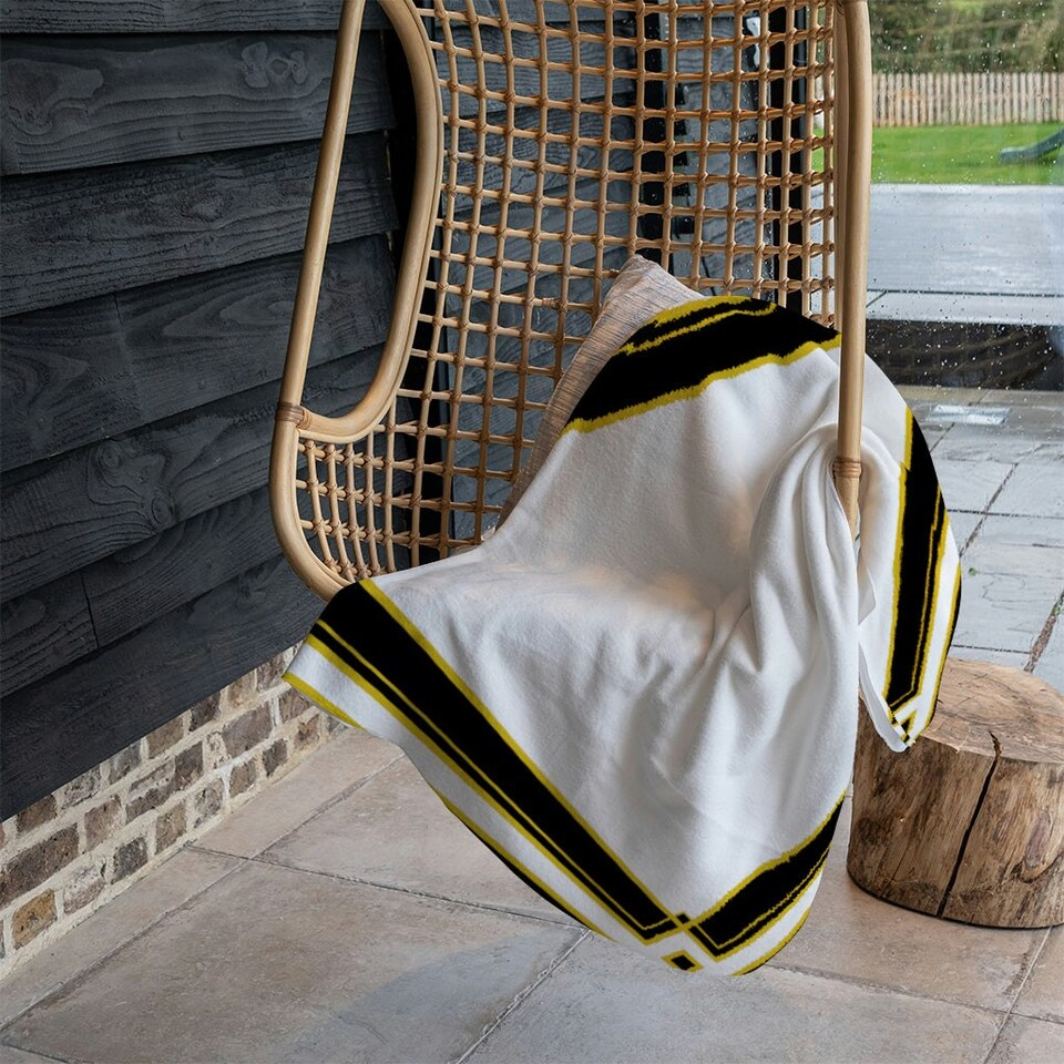 image 1 of Art Deco Black & Gold (Blanket)