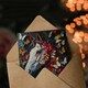 image 3 of Butterflies Horse Mosaic Nature Floral Portrait Child Kids Birthday Card