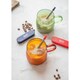 image 6 of BarCraft Stainless Steel Travel Straw Set Blue