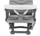 image 4 of Cozy N Safe Dee Highchair Portable Foldable Compact, Lightweight, Secure with 3-Point Harness, Double Seat Belts, Removable PU Cushions, Dishwasher Safe Tray, Easy Storage (Grey)