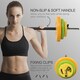 image 5 of HOMCOM 20kg Weights Barbell Set with Non-slip Handle for Strength Training