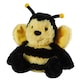 image 1 of Warmies Plush Bumble Bee Microwavable Weighted Teddy with French Lavender Scent, Hot or Cold for Cool Relaxation and Warm Relief