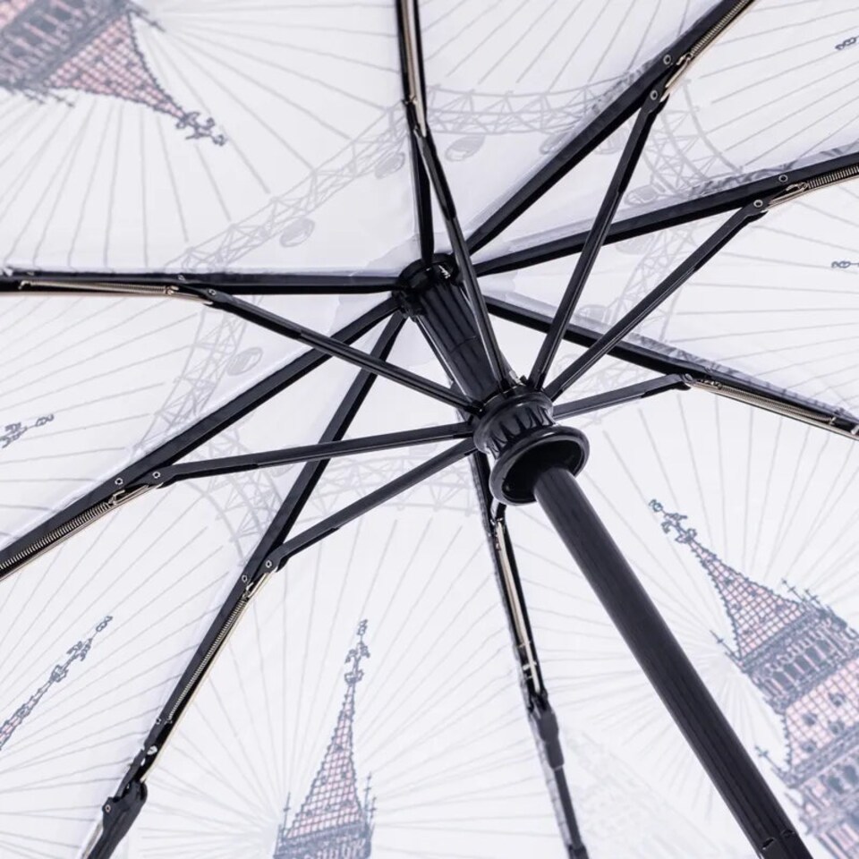 image 1 of Storm King Folding Umbrella Automatic Opening London City Multi