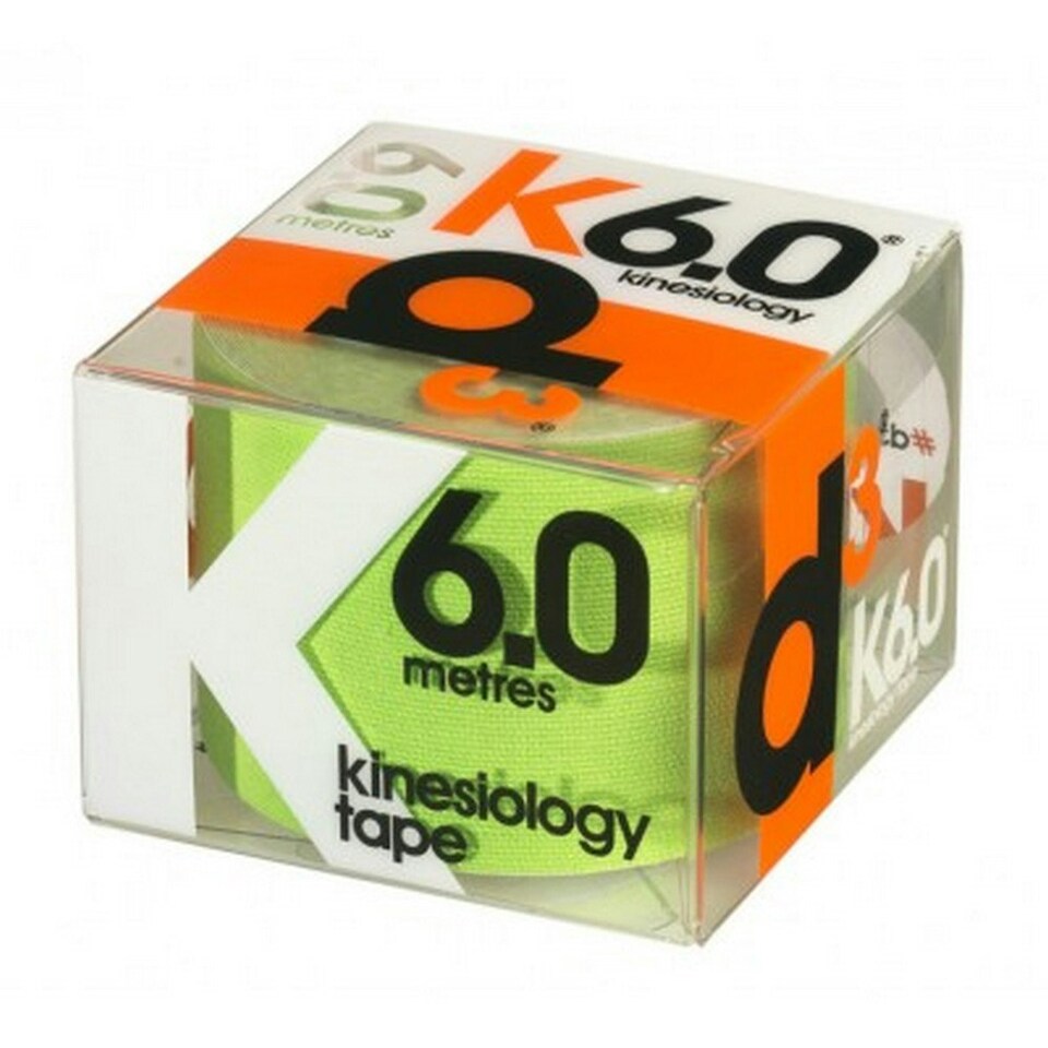 D3 Tape K 6.0 Kinesiology Kinetic Tape - Lime - One Size