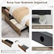 image 7 of COSTWAY King Size Bed Frame Metal Platform LED Lights