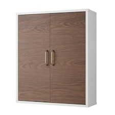 Teamson Home Wooden Bathroom Wall Medicine Cabinet Storage