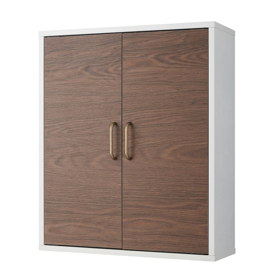 image 1 of Teamson Home Wooden Bathroom Wall Medicine Cabinet Storage
