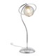 image 5 of Twine Polished Chrome & Smoked Glass Table Lamp