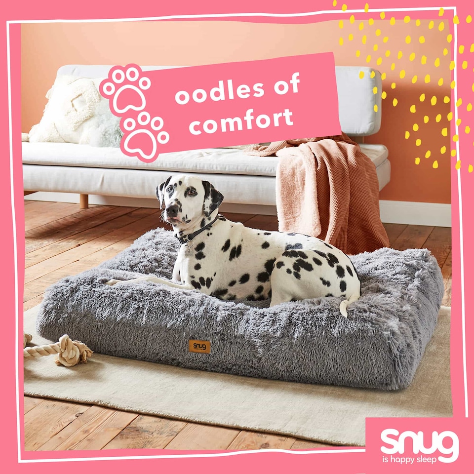 image 1 of Snug Super Fluffy Pet Bed, Spare Cover Only