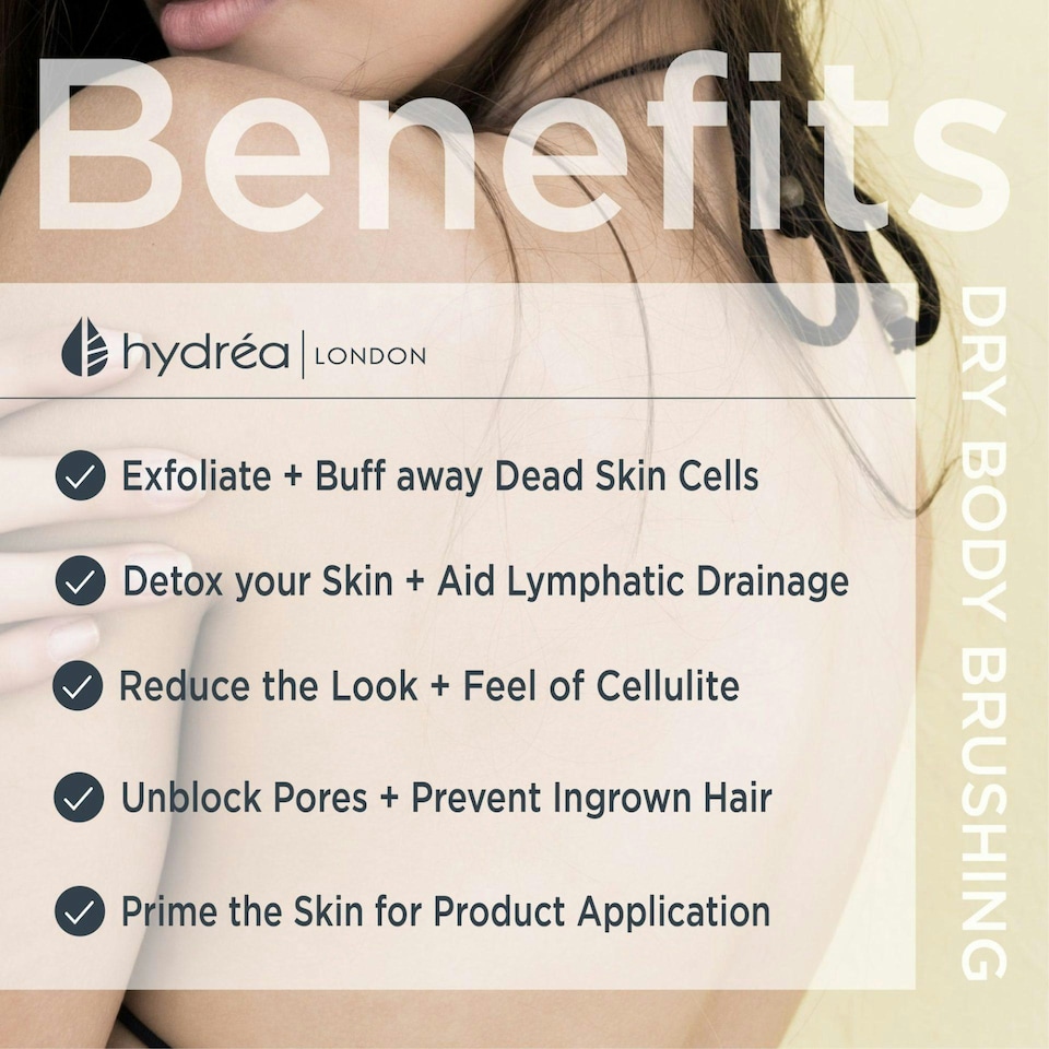 image 1 of Hydréa London Round Bamboo Body Brush