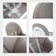 image 8 of Allis Baby Lola 2-in-1 Highchair Feeding Chair - Grey | Grey | One Size | 1