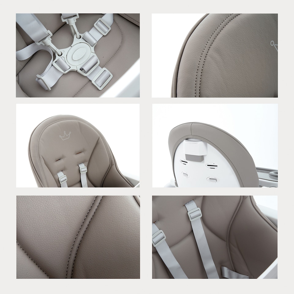 image 1 of Allis Baby Lola 2-in-1 Highchair Feeding Chair - Grey | Grey | One Size | 1