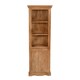 image 3 of Artistry Mango Wood Corner Bookcase | Brown | Brown