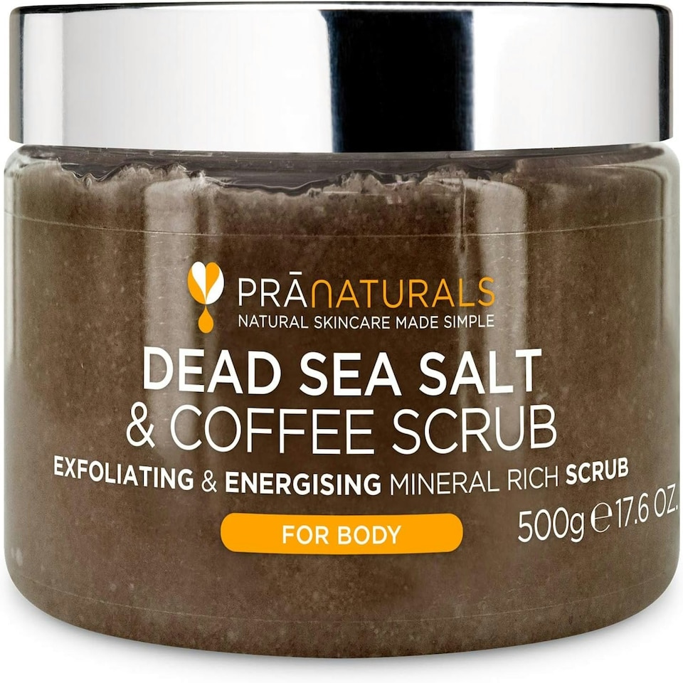 image 1 of PraNaturals Dead Sea Salt Body Scrub - Coffee 500g
