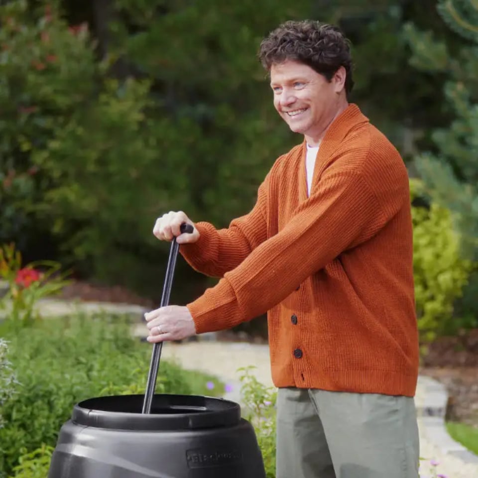 image 1 of Compost Aerator | Grey | Grey | Small