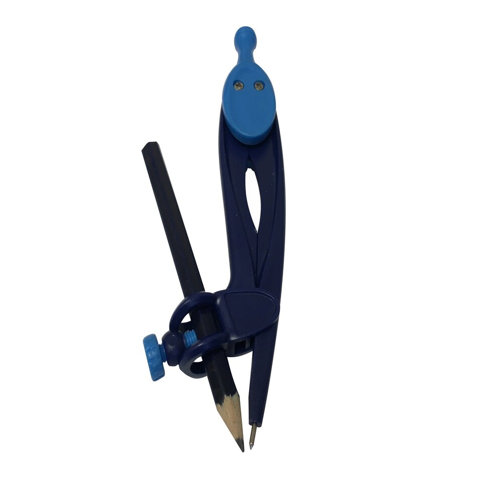 image 1 of Janrax Plastic Adjustable Compass with Pencil