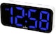image 4 of Acctim Jaxon White Digital Alarm Clock, LED Colour Changing Display, USB-C Mains Powered, USB-C Charging Port