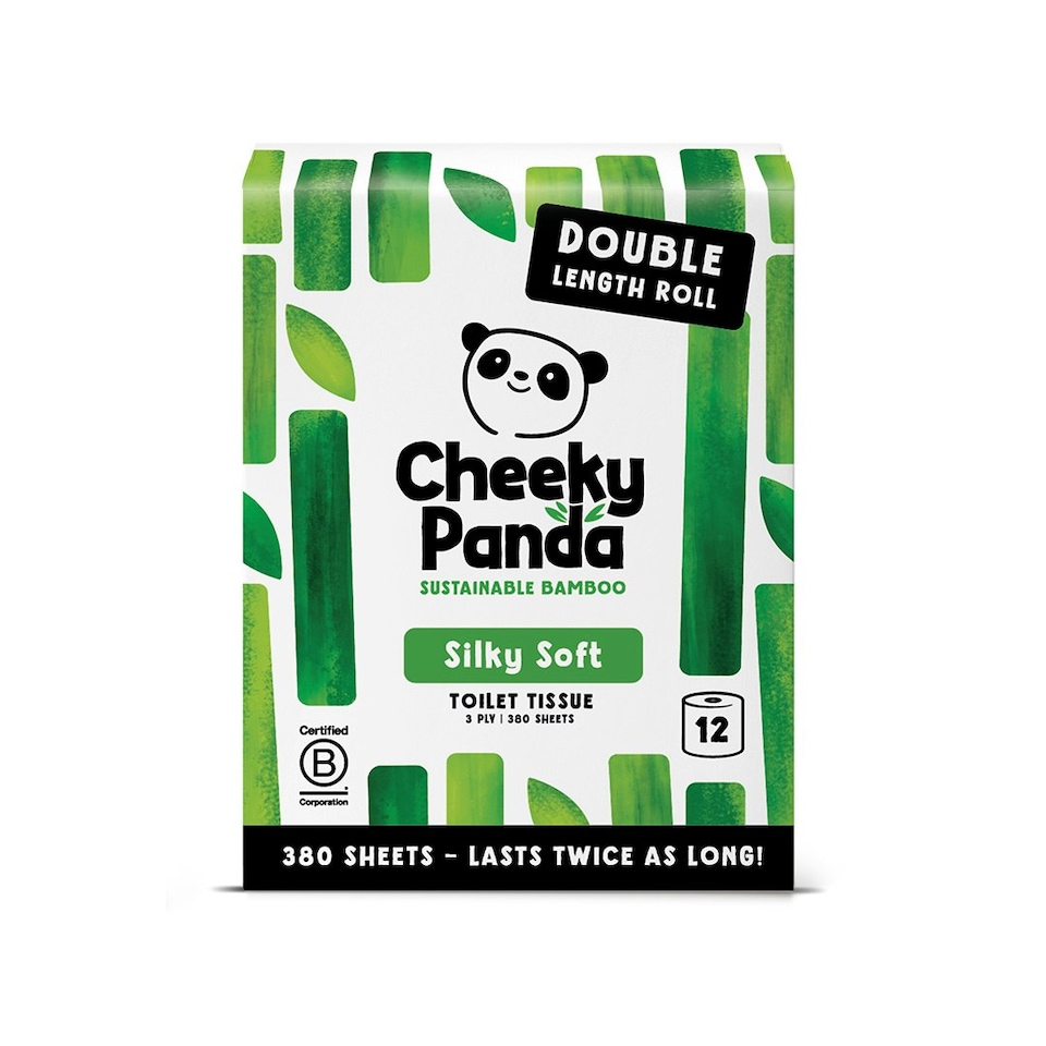 image 1 of Double-Length Bamboo Toilet Paper White | Size: 12 Rolls