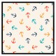 image 2 of Multi coloured anchors (Picture Frame) Grey | XS